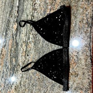 Victoria’s Secret Sequenced Black Bralette